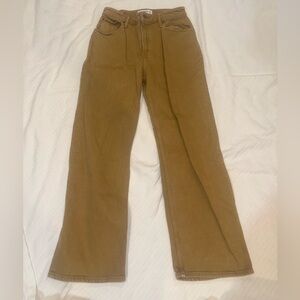 Abercrombie & Fitch Tan “The 90s Relaxed Jeans High Rise”
